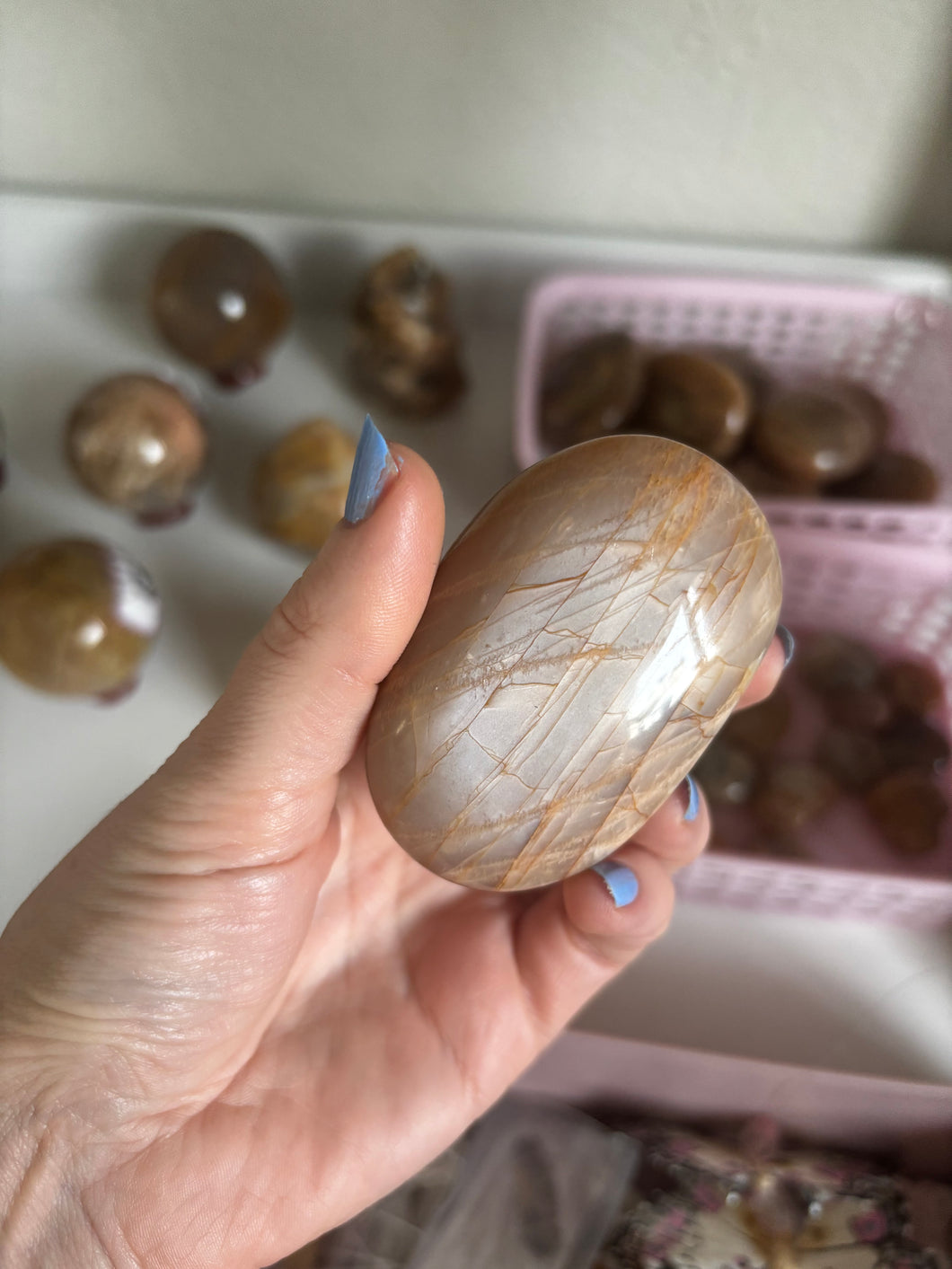 Peach Moonstone Palm