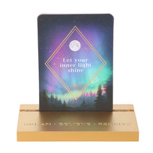 Load image into Gallery viewer, Ethereal Affirmation Cards with Wooden Stand
