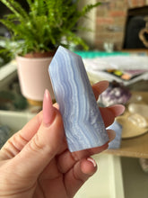 Load image into Gallery viewer, Blue Lace Agate Towers
