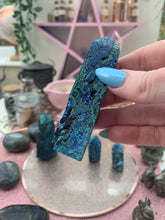 Load image into Gallery viewer, Azurite / Chrysocolla Towers
