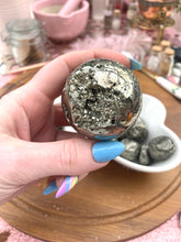 Load image into Gallery viewer, Pyrite Sphere
