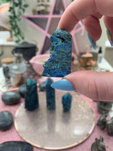 Load image into Gallery viewer, Azurite / Chrysocolla Towers
