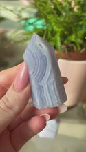 Load and play video in Gallery viewer, Blue Lace Agate Towers
