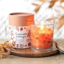 Load image into Gallery viewer, Autumn Leaves Cinnamon &amp; Orange Candle
