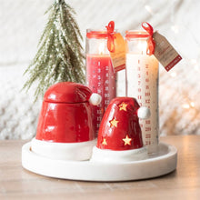 Load image into Gallery viewer, Red Vanilla Advent Tube Candle
