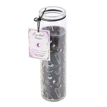 Load image into Gallery viewer, Crystal Witch Jasmine Tube Candle with Amethyst Chips
