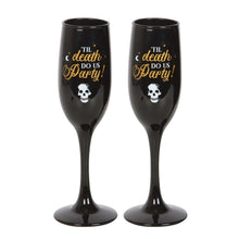 Load image into Gallery viewer, Til Death Do Us Party Champagne Flute Set
