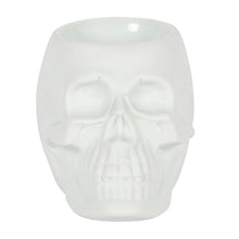 Load image into Gallery viewer, White Skull Oil Burner
