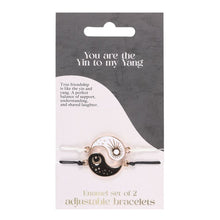 Load image into Gallery viewer, Pair of Yin Yang Best Friend Charm Bracelets
