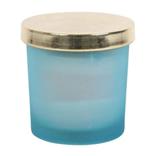 Load image into Gallery viewer, Throat Chakra Blueberry Crystal Chip Candle
