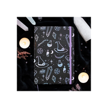 Load image into Gallery viewer, Crystal Witch Print A5 Notebook
