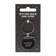 Load image into Gallery viewer, Witches Brew Cauldron Keyring
