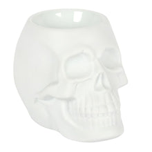 Load image into Gallery viewer, White Skull Oil Burner
