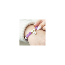 Load image into Gallery viewer, Anti-Anxiety Amethyst Crystal Essential Oil Bracelet
