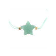 Load image into Gallery viewer, Shine Bright Aventurine Crystal Star Bracelet
