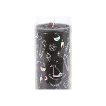 Load image into Gallery viewer, Crystal Witch Jasmine Tube Candle with Amethyst Chips
