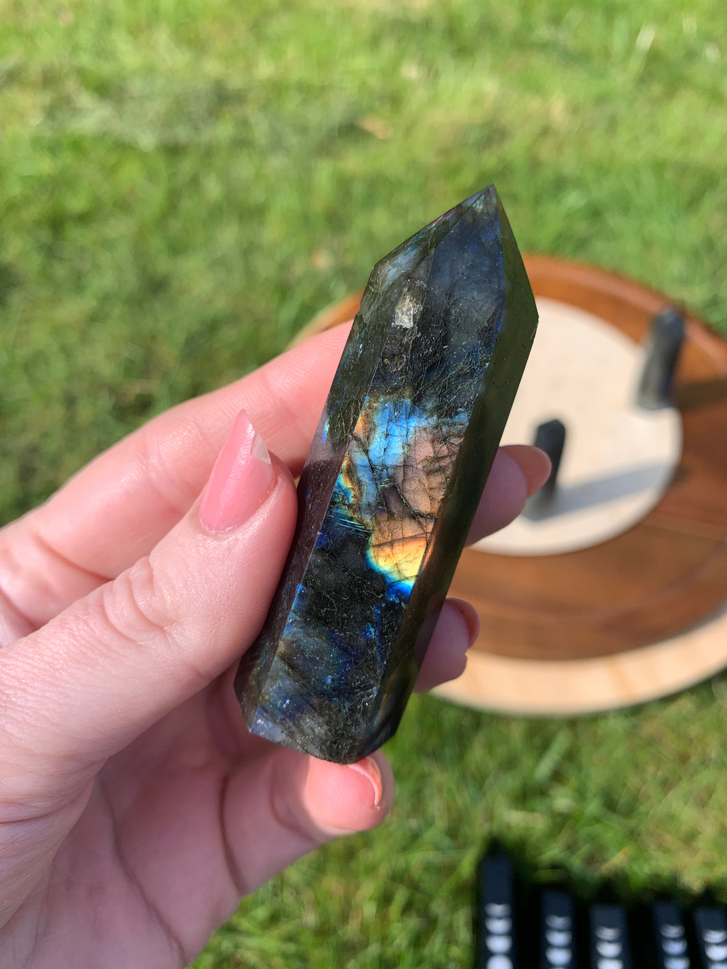 Labradorite towers