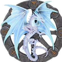 Load image into Gallery viewer, Yule Dragon Resin Wall Plaque by Anne Stokes
