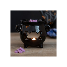 Load image into Gallery viewer, Triple Moon Cauldron Oil Burner
