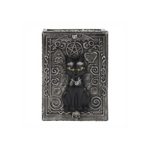 Load image into Gallery viewer, Gothic Black Cat Resin Storage Box
