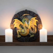 Load image into Gallery viewer, Mabon Dragon Resin Wall Plaque by Anne Stokes
