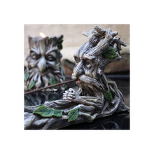 Load image into Gallery viewer, Green Man Incense Stick Holder
