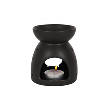 Load image into Gallery viewer, Black Cauldron Cut Out Oil Burner
