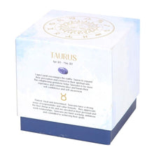 Load image into Gallery viewer, Taurus Amber &amp; Vanilla Gemstone Zodiac Candle
