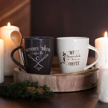 Load image into Gallery viewer, Witches Brew Coffee Co. Mug and Spoon Set
