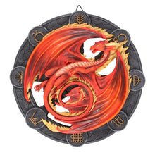 Load image into Gallery viewer, Beltane Dragon Resin Wall Plaque by Anne Stokes
