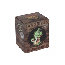 Load image into Gallery viewer, Green Dragon Incense Cone Burner by Anne Stokes
