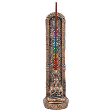 Load image into Gallery viewer, Chakra and Buddha Incense Holder
