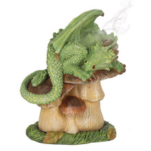 Load image into Gallery viewer, Green Dragon Incense Cone Burner by Anne Stokes
