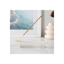 Load image into Gallery viewer, Cream Speckle Incense Ash Catcher
