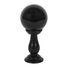 Load image into Gallery viewer, Small Black Crystal Ball on Stand
