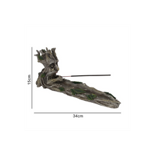 Load image into Gallery viewer, Green Man Incense Stick Holder
