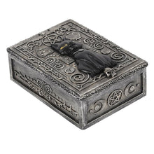 Load image into Gallery viewer, Gothic Black Cat Resin Storage Box
