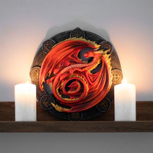 Load image into Gallery viewer, Beltane Dragon Resin Wall Plaque by Anne Stokes
