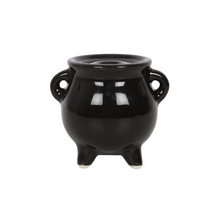 Load image into Gallery viewer, Pentagram Cauldron Ceramic Incense Holder
