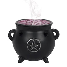 Load image into Gallery viewer, Pentagram Cauldron Incense Cone Holder
