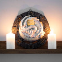 Load image into Gallery viewer, Ostara Dragon Resin Wall Plaque by Anne Stokes
