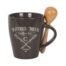 Load image into Gallery viewer, Witches Brew Coffee Co. Mug and Spoon Set
